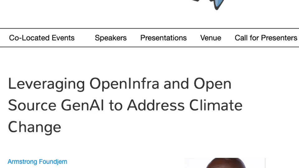 Leveraging OpenInfra and Open Source GenAI to Address Climate Change